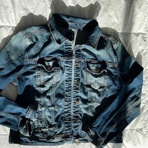 Distressed Denim Jacket